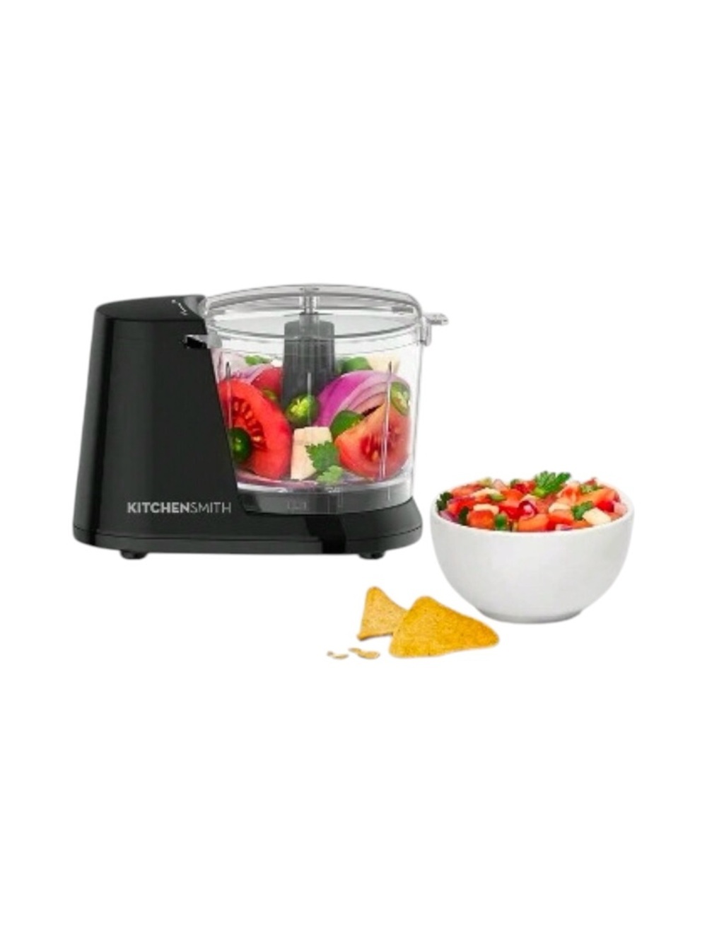 NWT-KITCHEN SMITH-Black Mini Food Chopper